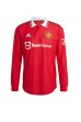 Fotbalové Dres Manchester United Donny van de Beek #34 Domácí Oblečení 2022-23 Dlouhý Rukáv